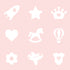 Flag Bunting - Pink & Grey